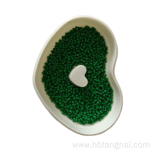 High Concretration Green Color Masterbatch for PE